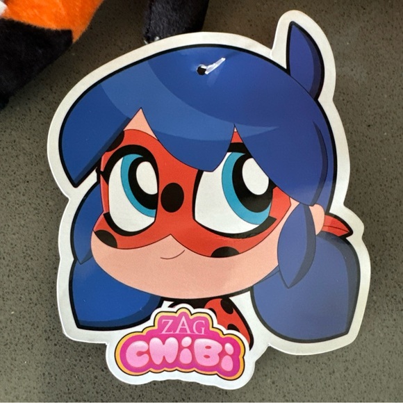 Miraculous Chibi (Zag Chibi) RENA ROUGE Plush / 9” / Limited Edition / NEW - Picture 11 of 14